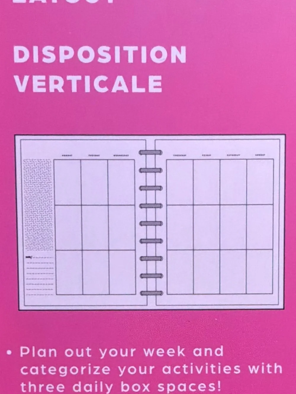 The Happy Planner includes 12